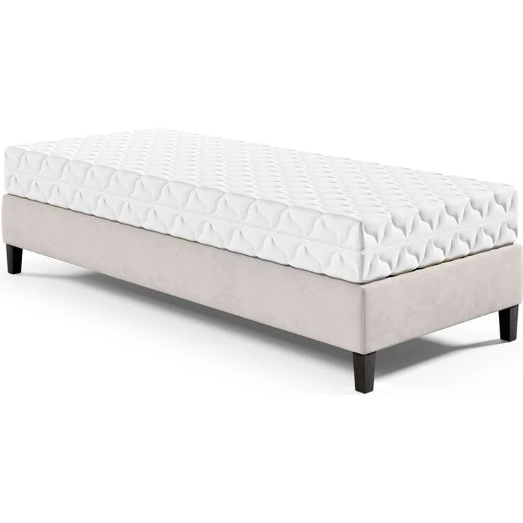 Best for Home Boxspringbett Hotelbett, Gästebett, Rahmenbett, Einzelbett, Bettgestell, Massivholz (Seniorenbett, Matratze, Jugendbett, Kinderbett, 70x200 80x200 90x200 100x200 cm), Komfortbett, Boxspringgestell, Verschiedene Liefermöglichkeiten – Bild 5