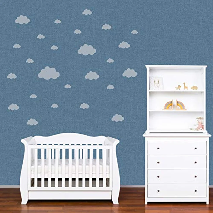 PREMYO 'Wolken' Wandsticker grau – Bild 10