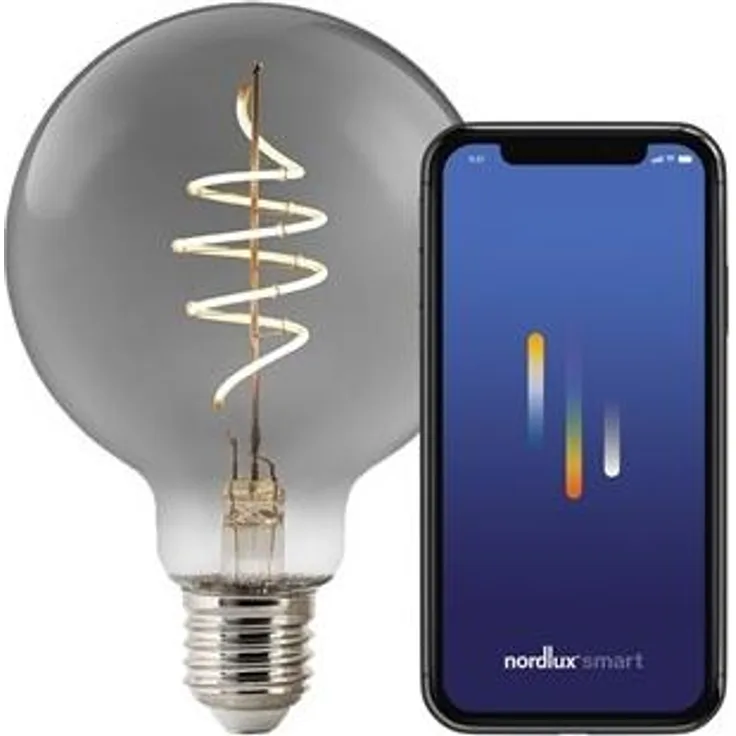 Nordlux Smart E27 Leuchtmittel 4,7W 100lm 1800K Rauchfarben
