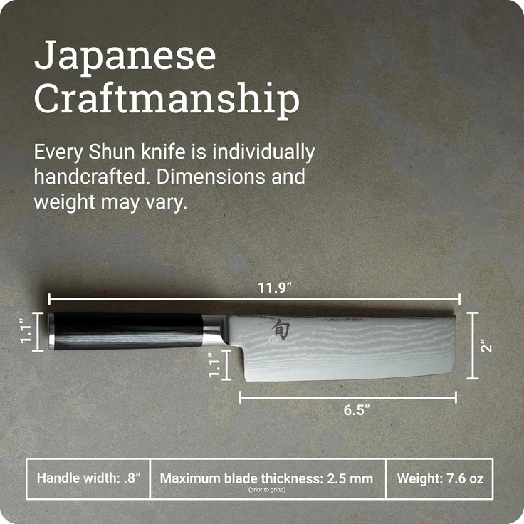 KAI Shun Classic Nakiri 16,5cm Küchenmesser – Bild 6
