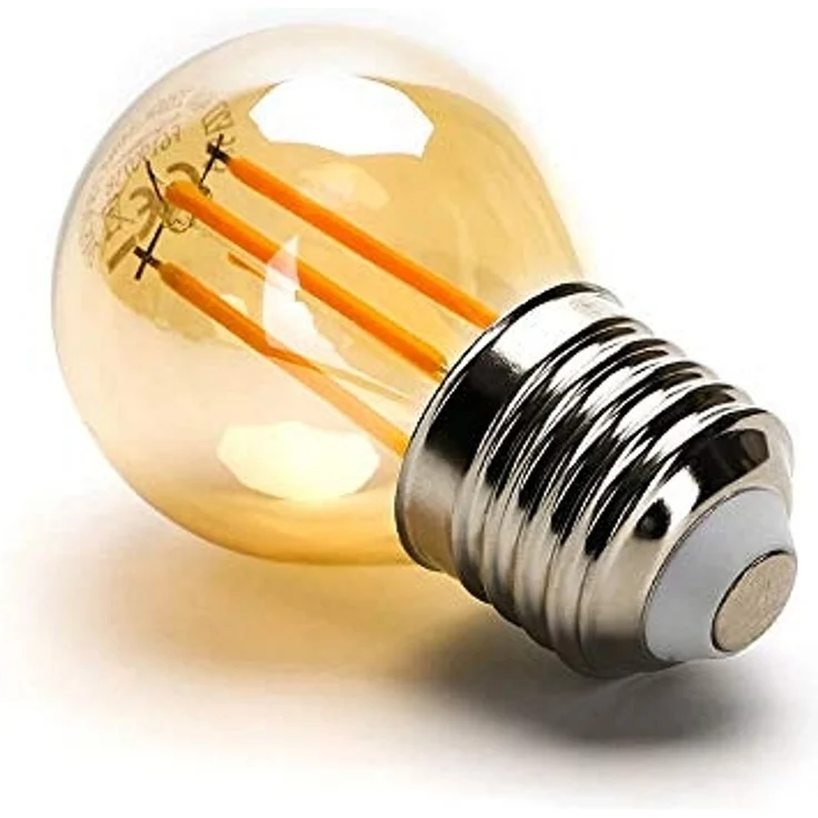 4 W Filament E27 G45 Mini LED Leuchtmittel 400 Lumen 2200K Warmweiß – Bild 2