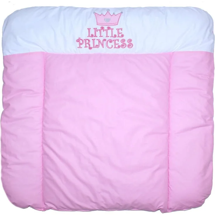 Wickelauflage mit Applikation -Princess Rosa Rosa - Wickeltischauflage Baby Auflage (70x85 cm) – Bild 1