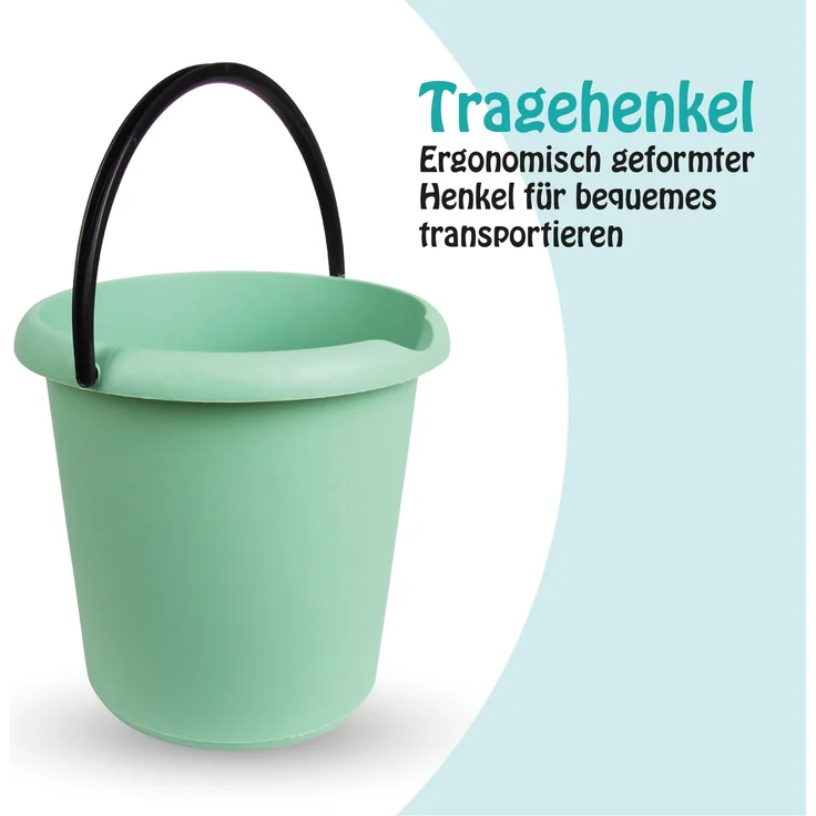 Eimer 5 Liter - Kunststoffbügel – Bild 2