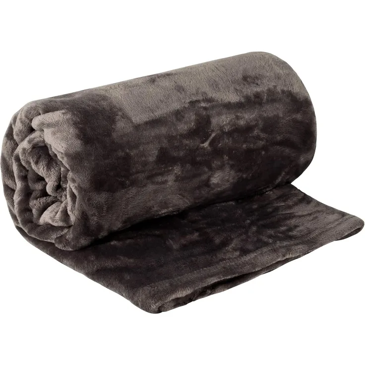 Wohndecke Cashmere Touch Kuscheldecke uni 150x200 cm, MOON Heimtextilien, Flanell
