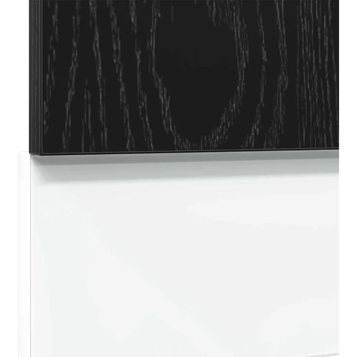 vidaXL Geschirrspülerblende Lyon Schwarz Eichen-Optik 45x1,5x67 cm 863150 – Bild 7