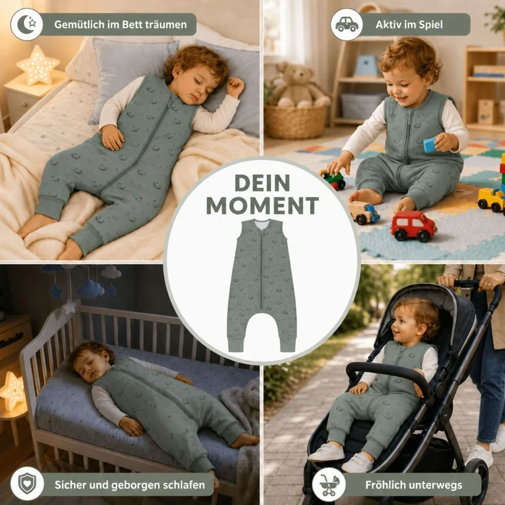 Fillikid Sommerschlafsack mit Beinen Exklusiv – Bild 6