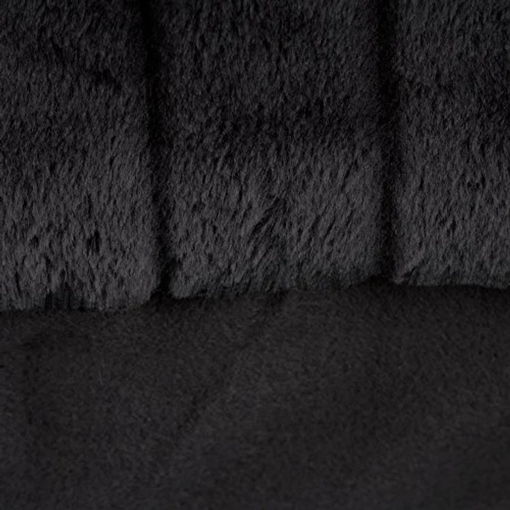 Wohndecke Alaska Kuscheldecke Sofa Felloptik Pelzimitat 150x200cm schwarz, CelinaTex, allergikergeeignet,bügelfrei,flauschig,kuschelweich,mollig warm – Bild 5