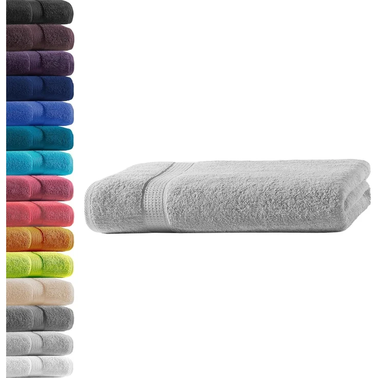 Hometex Premium Textiles Handtuch in Premium Qualität 500 g/m², Feinster Frottier-Stoff 100% Baumwolle, 1x Badetuch, weich, saugfähig, extra schwer & flauschig – Bild 1