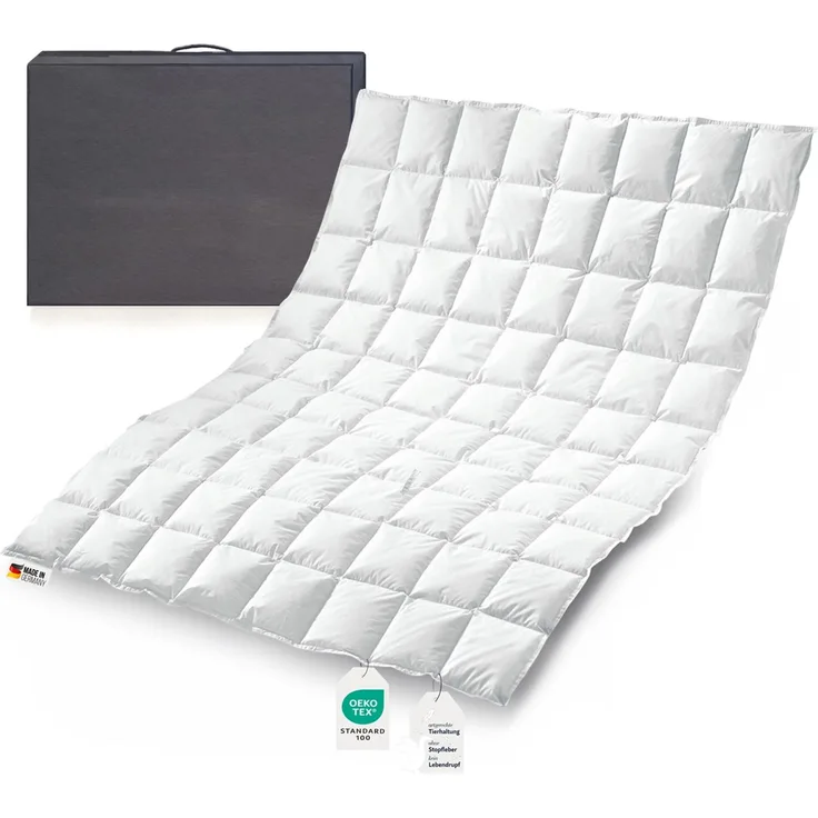Sommer Daunendecke 100% canadische Daunen Sommerdecke 135x200 250g