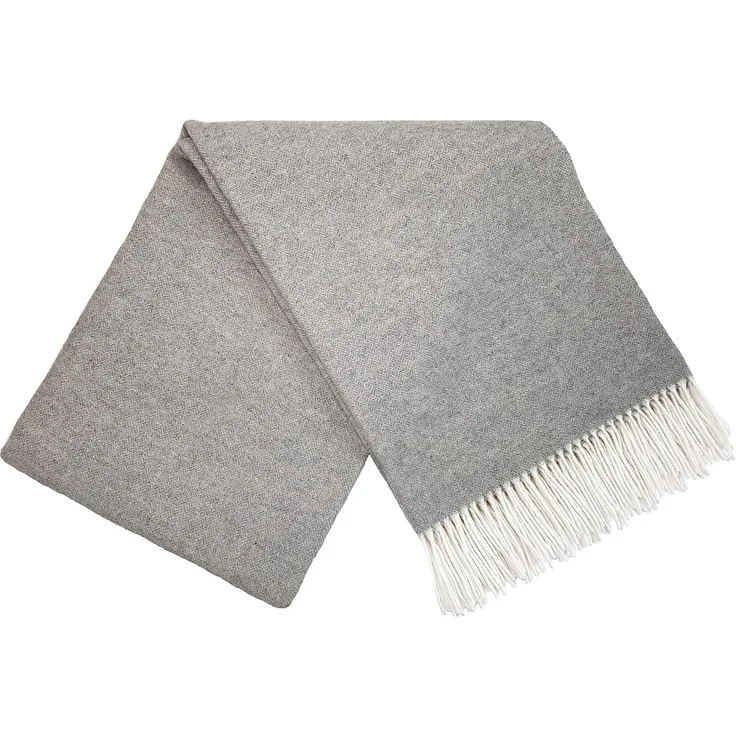 Wolldecke Merinowolldecke Plaid "Faro" Merinowolle-Kaschmir-Mix 140 x 200 cm, STTS