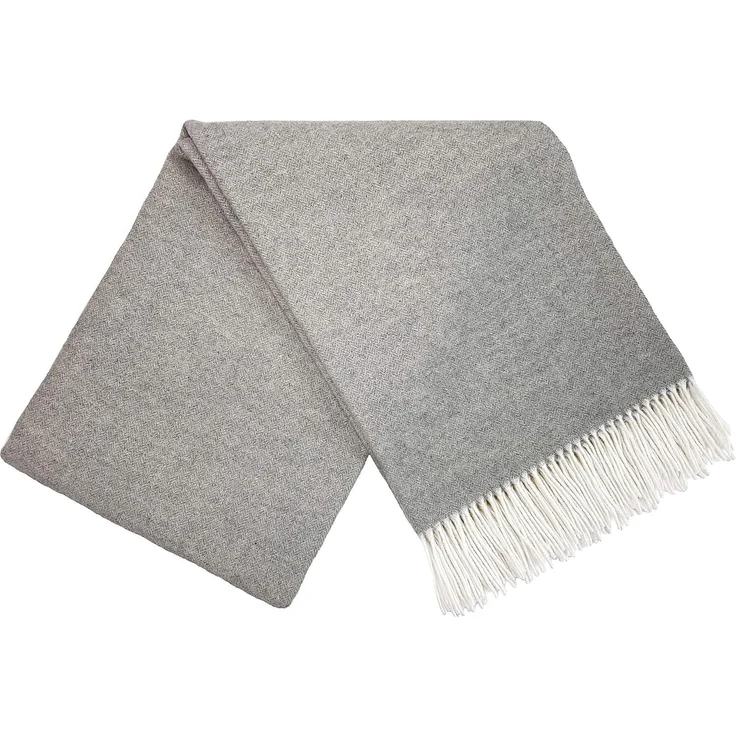 Wolldecke Merinowolldecke Plaid "Faro" Merinowolle-Kaschmir-Mix 140 x 200 cm, STTS