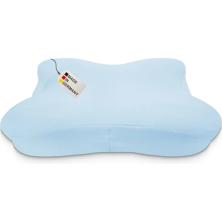 DUKAL Kissenbezug Derila (Ergo) Memory Foam Kissen, 100% Baumwolle, (1 Stück), aus hochwertigem Doppel-Jersey, mit Spannumrandung, Made in Germany