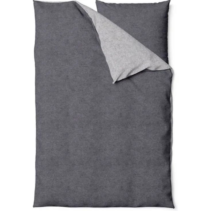 Traumschloss Bettwäsche Comfort Baumwolle, Flanell, 2 teilig, robuste, langlebige Wendebettwäsche, uni – Bild 4