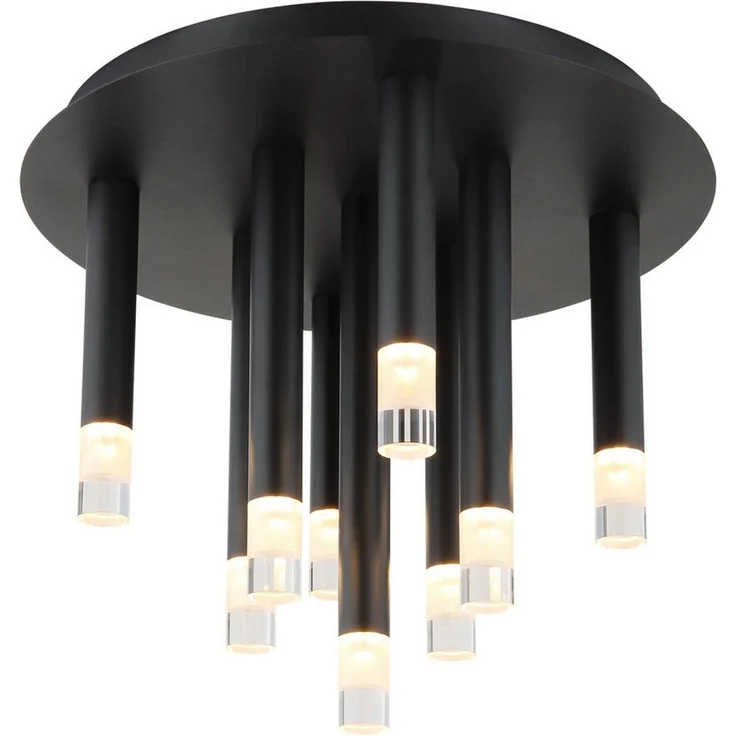GLOBO LIGHTING Deckenleuchte RYAN, ohne Leuchtmittel, Deckenlampe/Stäbe/Metall/Wohnzimmer/Essbereich/Acryl satiniert – Bild 5