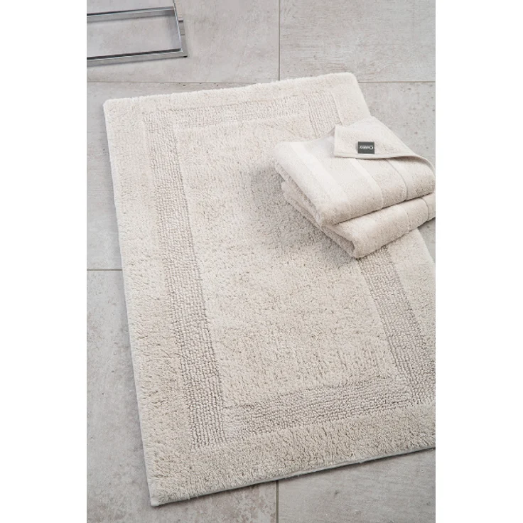 Cawö Wende-Badteppich Luxus Uni Platin (60x100 cm) 1000-60/100-705 – Bild 5