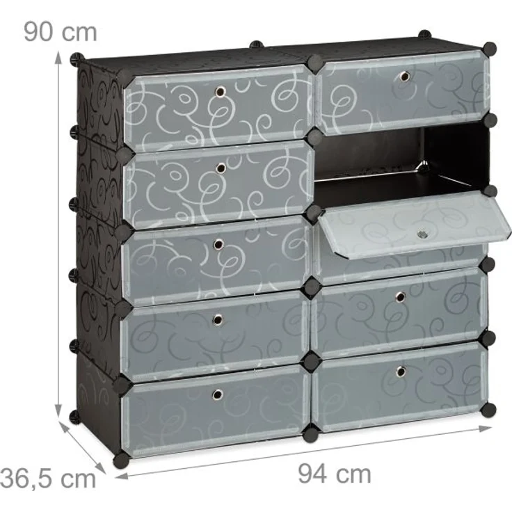 Schuhschrank mit 10 Fächern – Bild 4