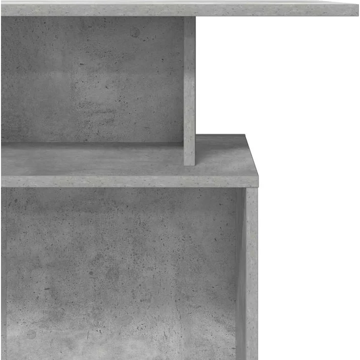 vidaXL Empfangstheke Betongrau 100x40x104 cm Holzwerkstoff 859054 – Bild 7
