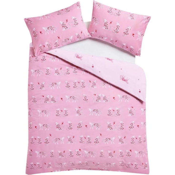 Next Bett-Set Wendbarer Bettgarnitur, Gepard/Herz, Bezug: Polyester (recycelt), Baumwolle – Bild 1