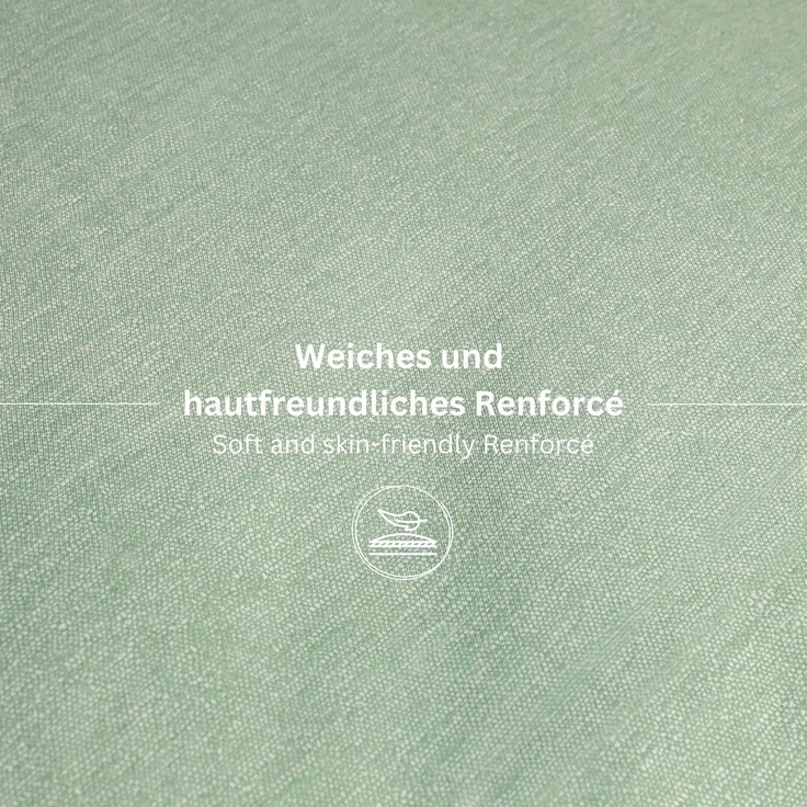 Esprit Bettwäsche HARP Renforcé Kissenbezüge und Bettwäsche, Baumwolle, 1 teilig, 140x200 cm in Grün – Bild 4