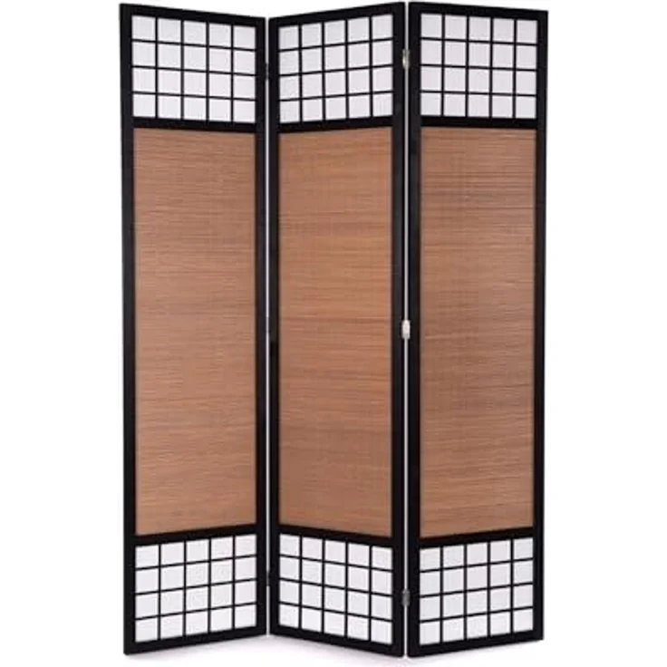 CREEDWOOD Paravent JAPANISCHER RAUMTEILER "OSAKA", 170x120 cm, 3-teilig, Shoji Paravent – Bild 2