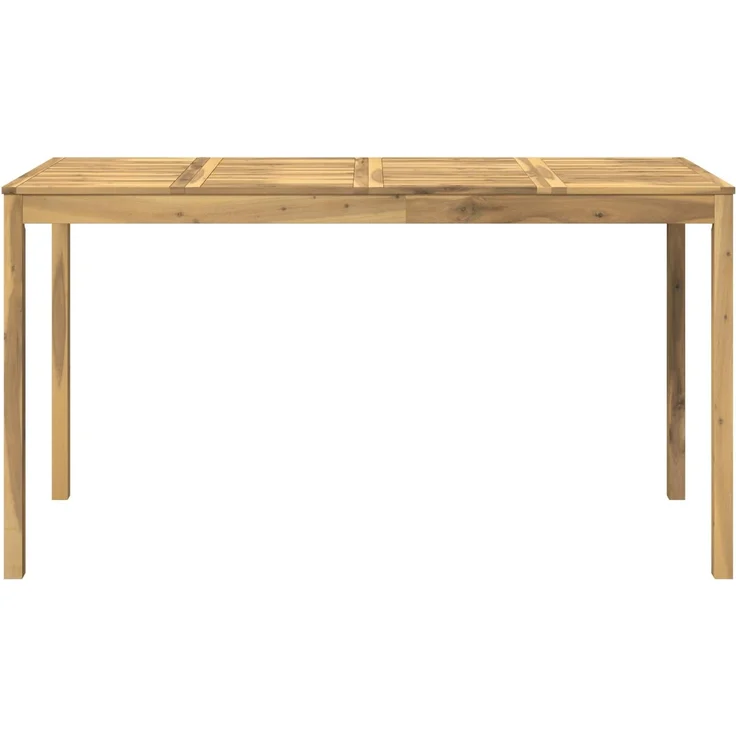 vidaXL Gartenbar-Tisch LAREN Weiß gewaschen 196 x 80,5 x 105 cm 901727 – Bild 3
