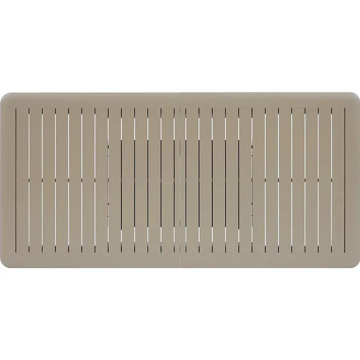 Vente-unique - VELYRA Gartenessgruppe Metall Schokoladenbraun - B 60 cm100 cm x H 85 cm75 cm x L 57 cm205 cm286,5 cm – Bild 7