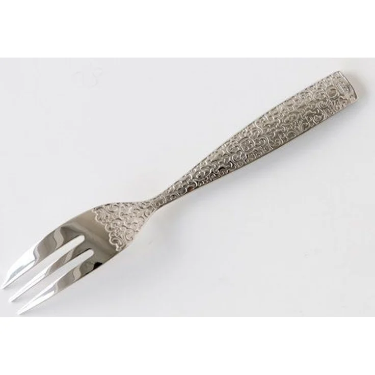 Alessi Dressed Kuchengabel, Edelstahl, Silber, 17x3. 7x2 cm, 6-Einheiten – Bild 3