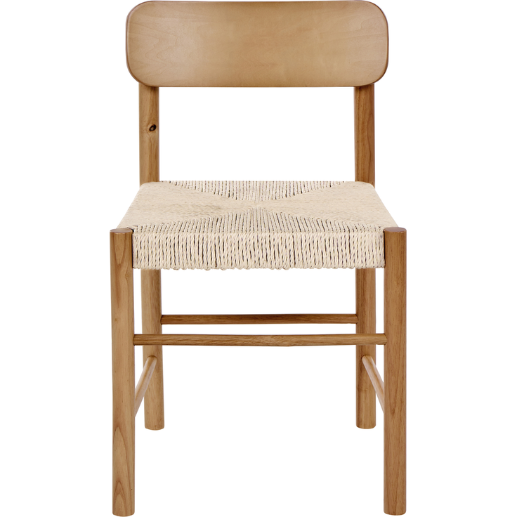 Esszimmerstuhl 2er Set DIGNE Holz Braun – Bild 5
