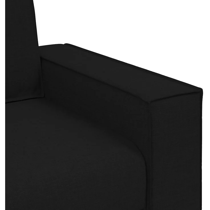vidaXL 2-Sitzer Sofa Schwarz 160x78x84 cm Stoff 4104972 – Bild 6