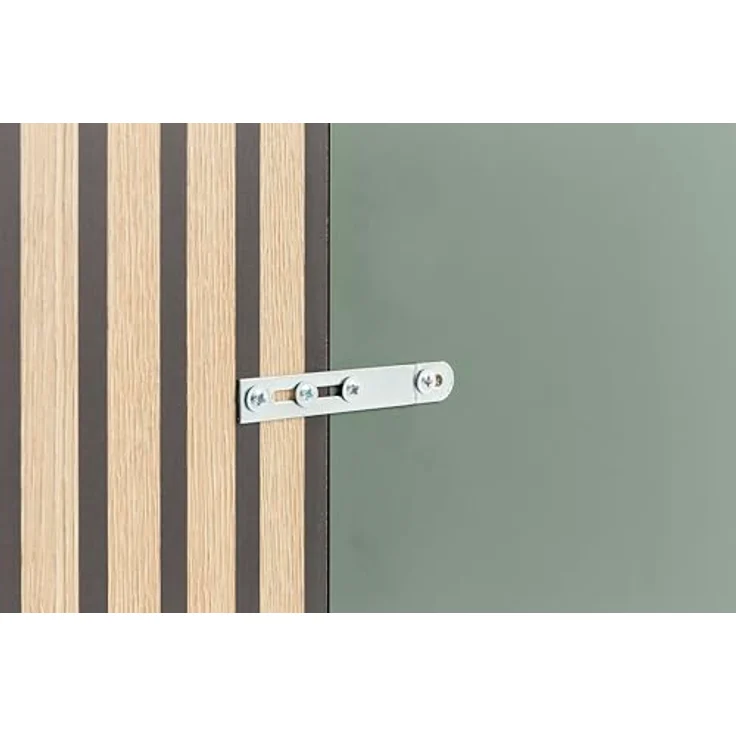 MID.YOU Garderobenpaneel, Grün, Eiche, Holzwerkstoff, 73.5x109x2.6 cm mit Aufhängemöglichkeit – Bild 2