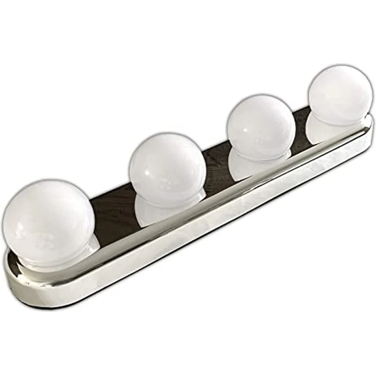 HAC24 LED Spiegelleuchte 2er Set LED Spiegellampe Spiegel Kosmetik Make Up Leuchte, mit Saugnäpfen – Bild 2