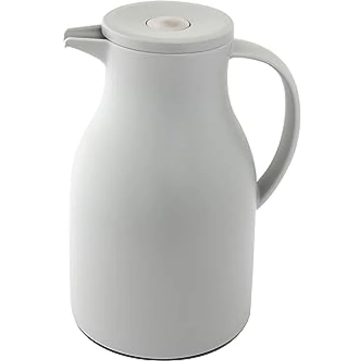 dobman exclusive 401724 Thermokanne Isolierkanne Kaffeekanne Warmhaltekanne 1L. Pearl