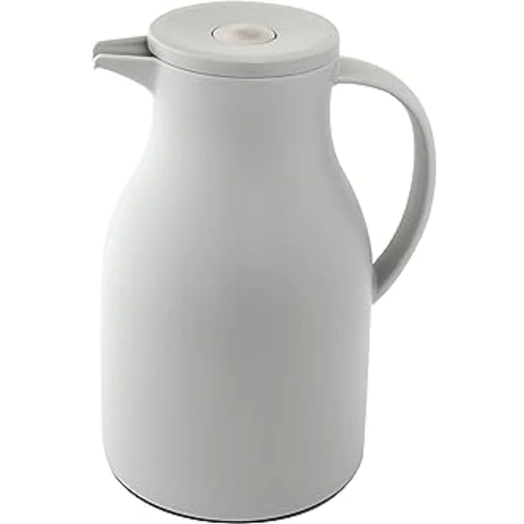 dobman exclusive 401724 Thermokanne Isolierkanne Kaffeekanne Warmhaltekanne 1L. Pearl – Bild 1