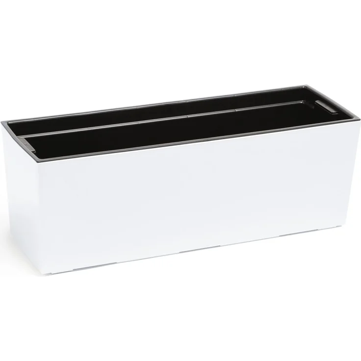 KADAX Blumentopf Balkonkasten Griffe 19x56cm Weiß – Bild 3