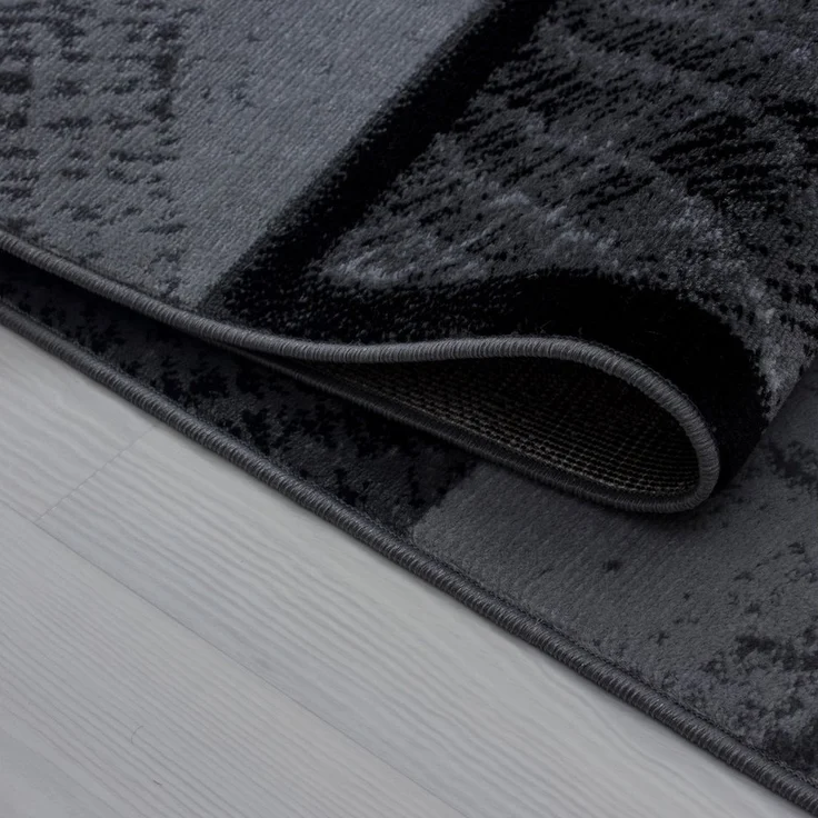 Carpettex Designteppich Kariert Design, Läufer, Höhe: 6 mm, Kurzflor Teppich Wohnzimmer Abstrakt Kariert Design Pflegeleicht – Bild 3
