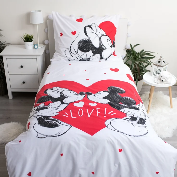 Disney Mickey Mouse Design Kuschelige Bettwäsche Baumwolle, 140x200 cm & 70x90 cm – Bild 2