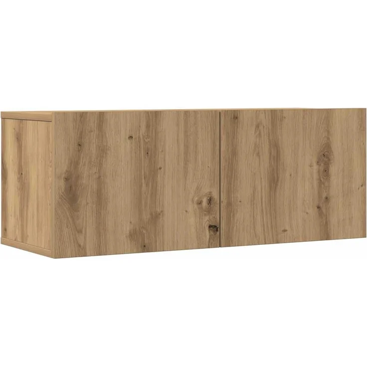 vidaXL 4-tlg. TV-Schrank-Set Wandmontage Artisan-Eiche Holzwerkstoff 3329220 – Bild 3