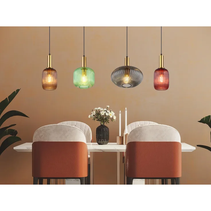 Globo 15469-4H, Pendelleuchte, Glas, 4-Flammig