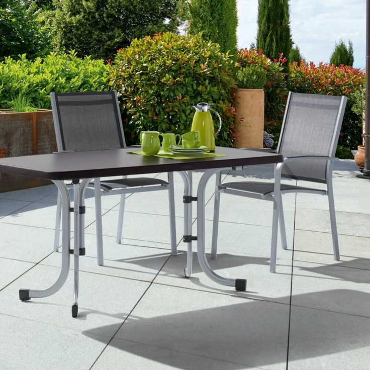 Boulevard-Klapptisch, 150x90x72 cm, graphit – Bild 6