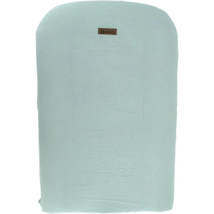 DOMIVA - Wickelauflage, 50x75 cm, Celadon aus Baumwoll-Gaze