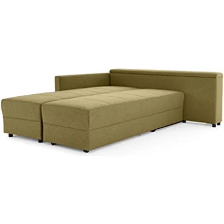LOOKS by Wolfgang Joop Looks III Designer Sofa mit Boxspringfederung, Ecksofa mit Bettfunktion, braun, 287x229x77 cm – Bild 8