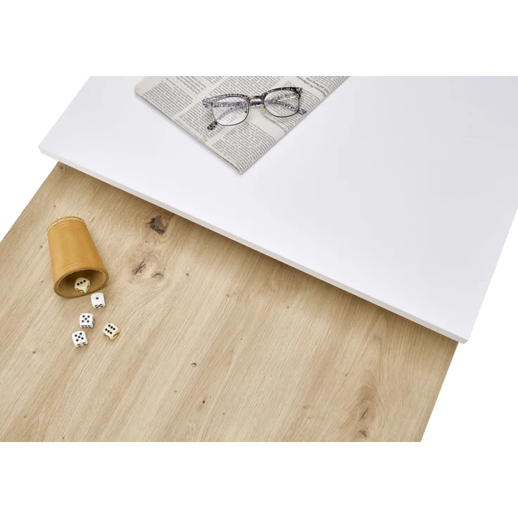 Couchtisch >Alida< in Artisan Eiche, weiß - 110x40x60cm (BxHxT) – Bild 6