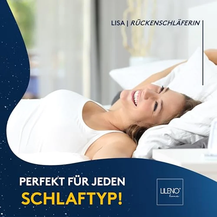 LILENO HOME 4er Set Kissenfüllung 80x80 cm - 40°C waschbares Innenkissen geeignet für Allergiker - Polyester Kisseninlet als Couchkissen, Sofa Kissen, Cocktailkissen und Kopfkissen – Bild 4