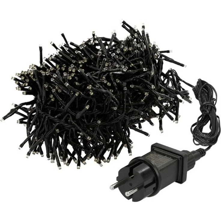 ECD Germany LED-Lichterkette Weihnachtsbeleuchtung Weihnachtslichterkette Christbaumbeleuchtung, Cluster Lichterkette 1152 LEDs 8,5m für Innen & Außen IP44 Warmweiß – Bild 4