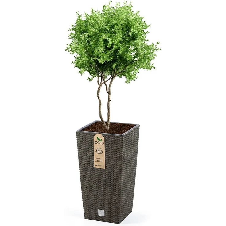 Annastore Übertopf Pflanztopf aus Kunststoff Pflanzkübel - Blumentopf - Blumenübertopf, Wetterfest, Für Innen und Außen – Bild 3
