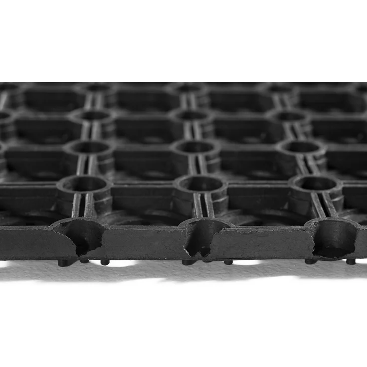 Andiamo Fußmatte Gummi Ringmatte, rechteckig, Höhe: 15 mm, Schmutzfangmatte, In- und Outdoor geeignet, besonders robust – Bild 3