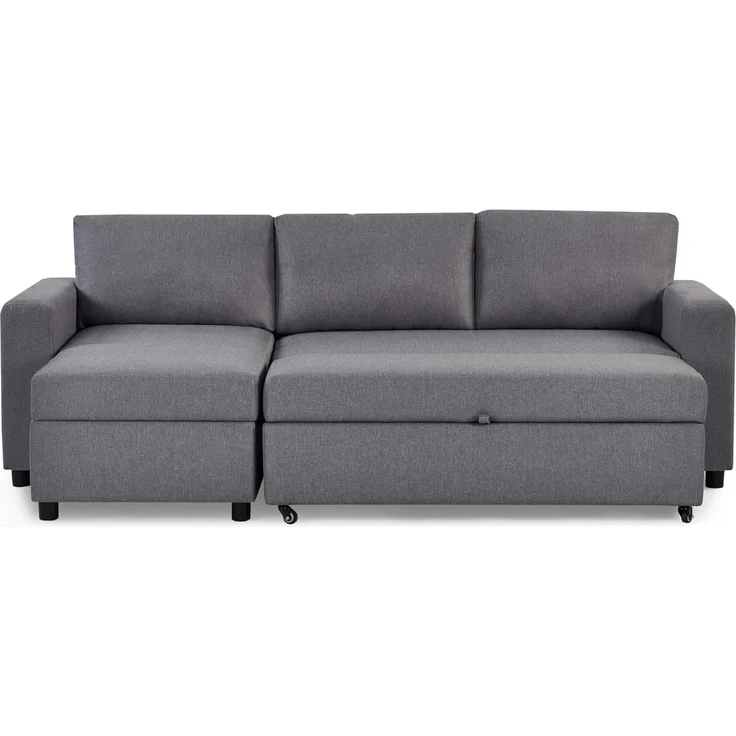 Julian Bowen Angel Schlafsofa mit Stauraum, Hellgrau, 3-Sitzer – Bild 17