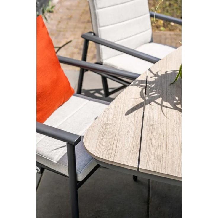 Gardissimo ARMATI Nonwood Alu-Gartentisch Gartenmöbel 170cm ( Triangel ) – Bild 3