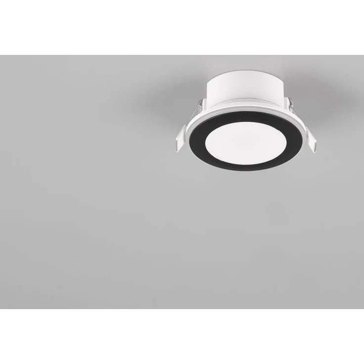 LED Einbaustrahler ARGUS Schwarz mit Fernbedienung dimmbar & RGBW, Ø 8cm – Bild 3