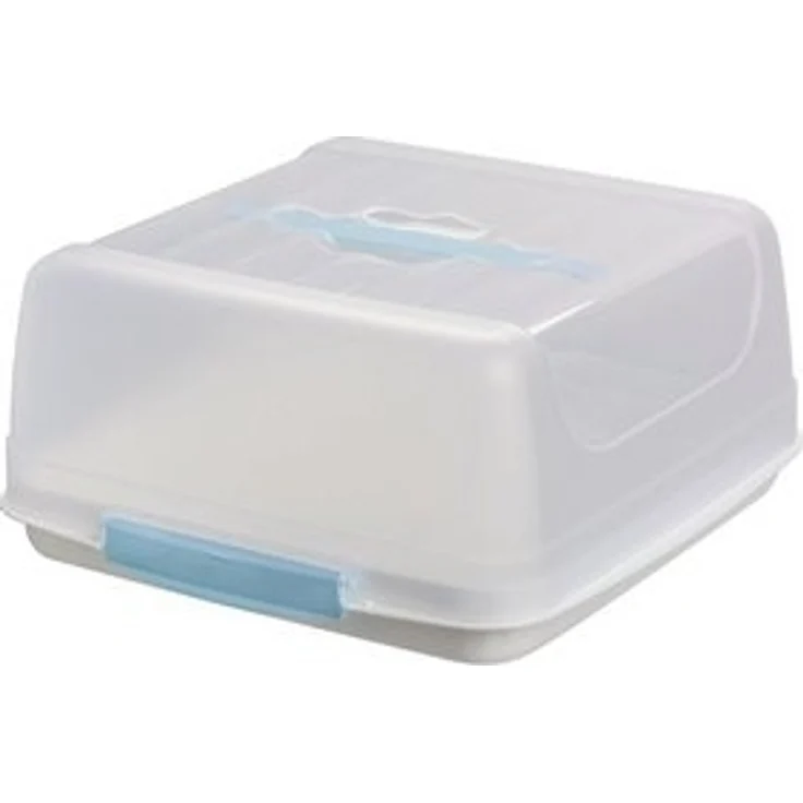 Engelland Kuchentransportbox Kuchenbox mit transparentem Deckel, Kunststoff, (Vorteils-Set, 1-tlg, sicheres Transportieren), mit Tragegriff und Klickverschluss, BPA-frei, rechteckig, Kunststoff – Bild 6